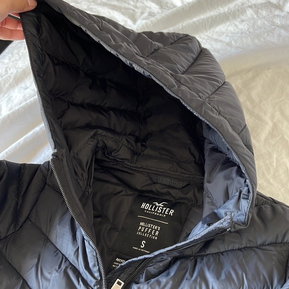 Hollister lightweight puffer jacket long - Picture 4 of 7